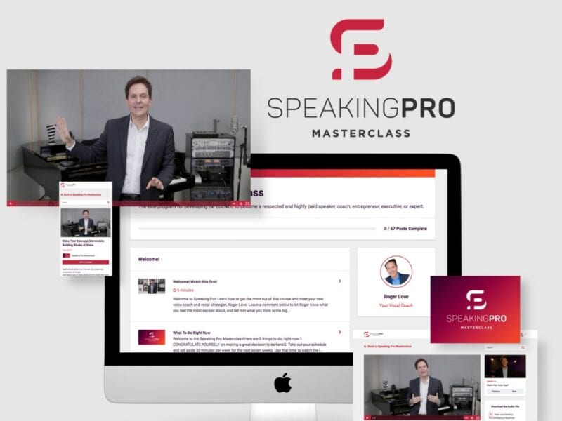 speaking pro masterclass by roger love