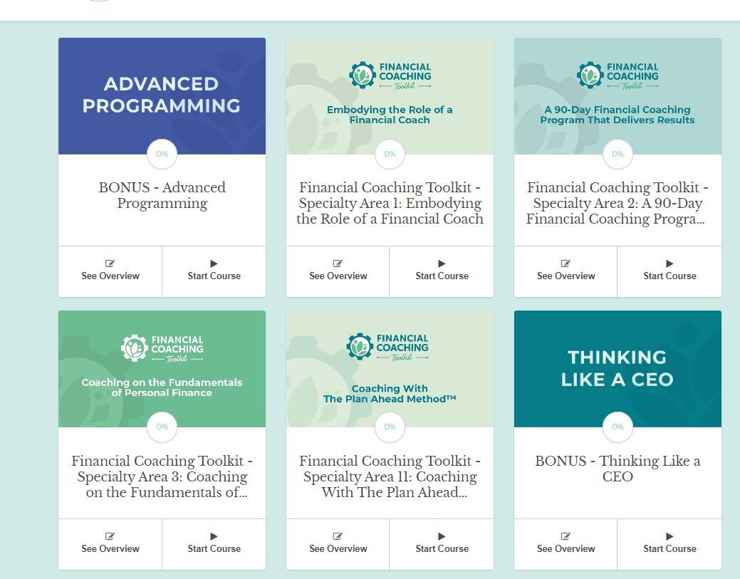 financial coach academy 2025 by kelsa dickey 4 specialty toolkits included