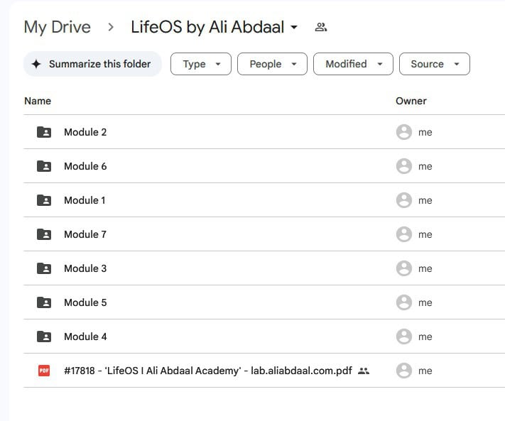 lifeos by ali abdaal