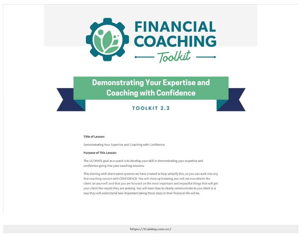 90 day financial coaching program that delivers results financial coaching toolkit