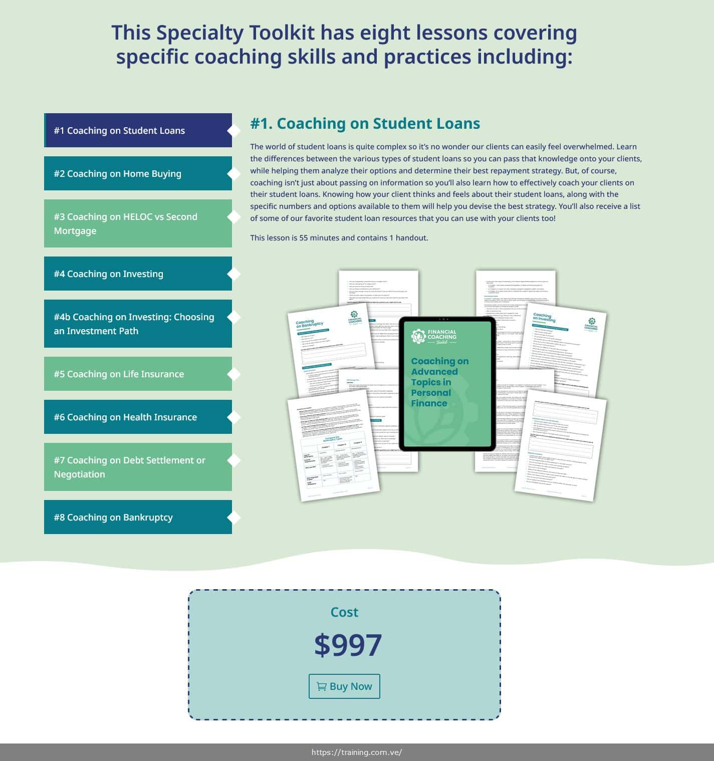 coaching on advanced topics in personal finance financial coaching toolkit