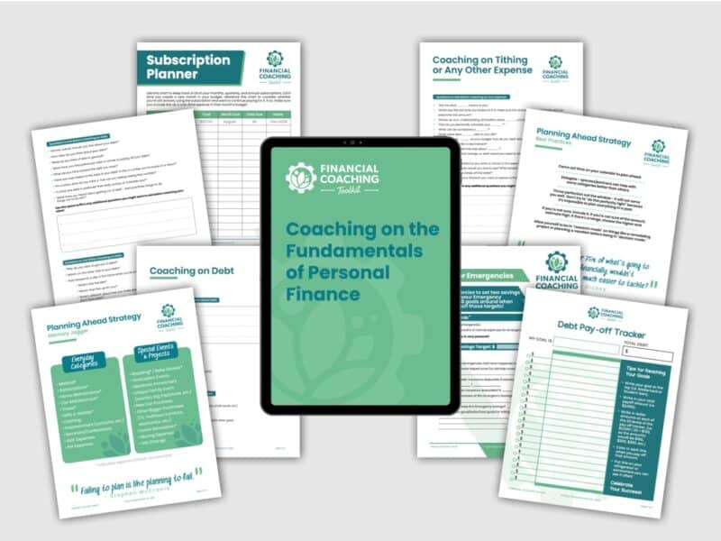 coaching on the fundamentals of personal finance financial coaching toolkit