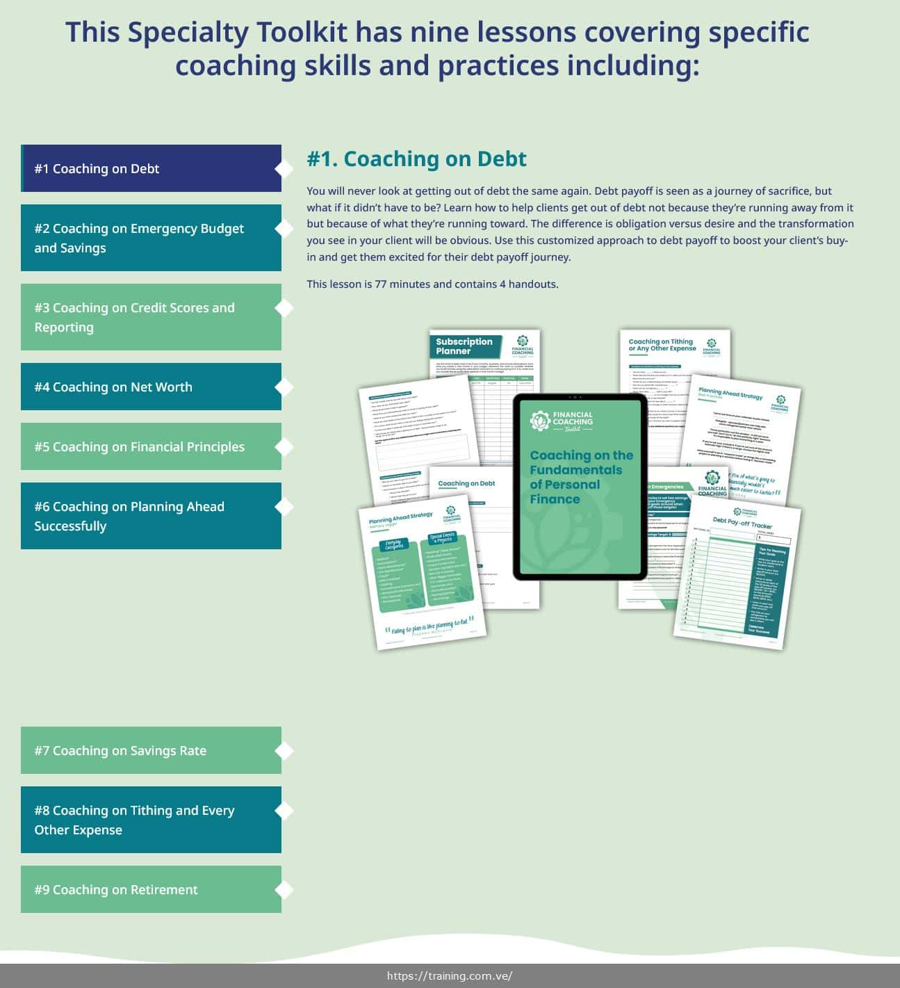 coaching on the fundamentals of personal finance financial coaching toolkit