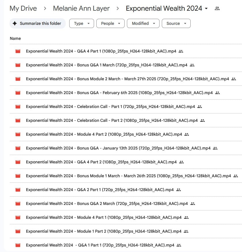 exponential wealth 2024 by melanie ann layer