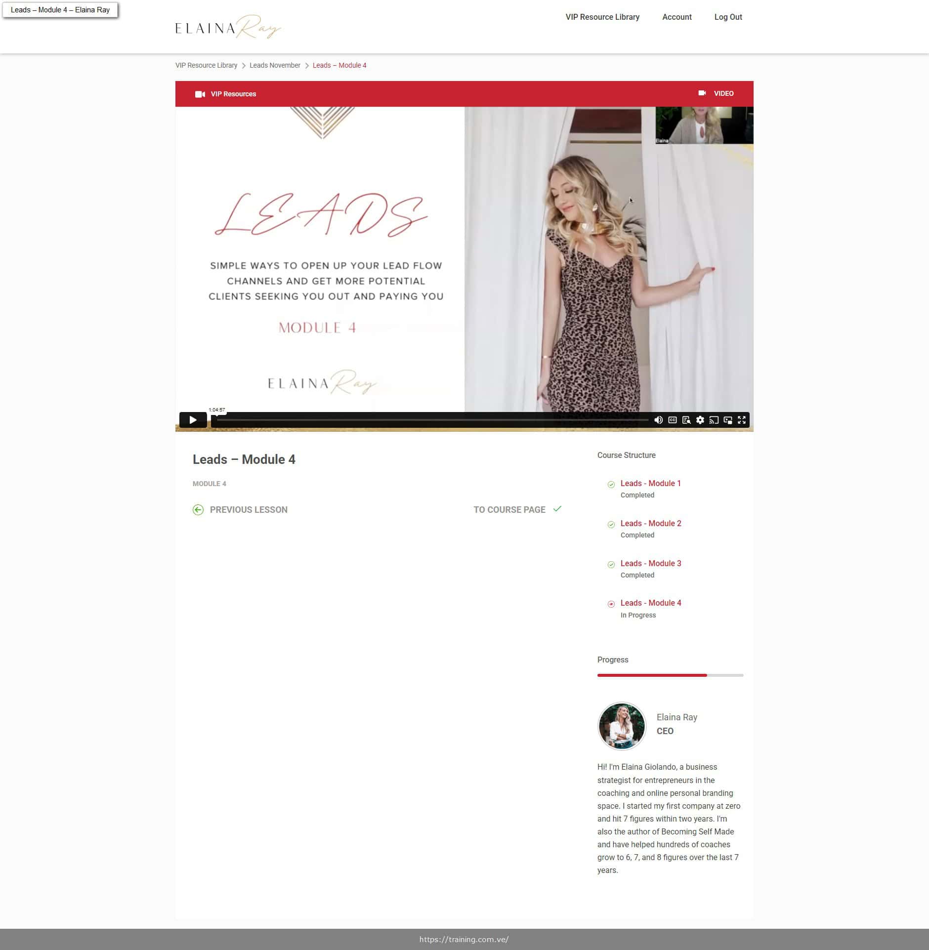 leads by elaina ray giolando