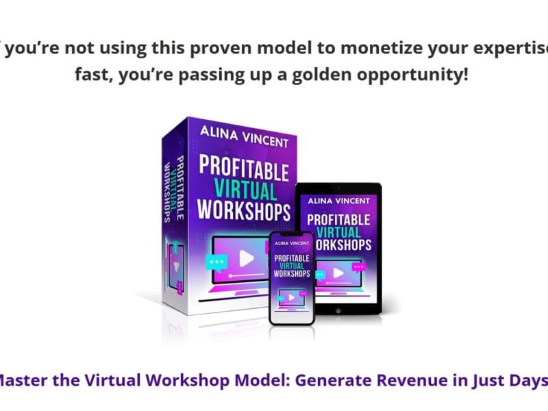profitable virtual workshop by alina vincent
