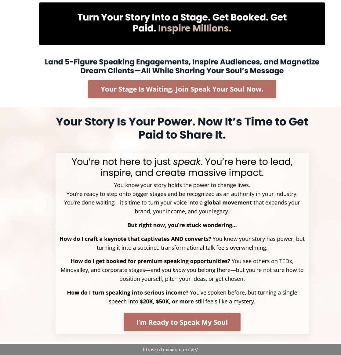 speak your soul by suzanne adams