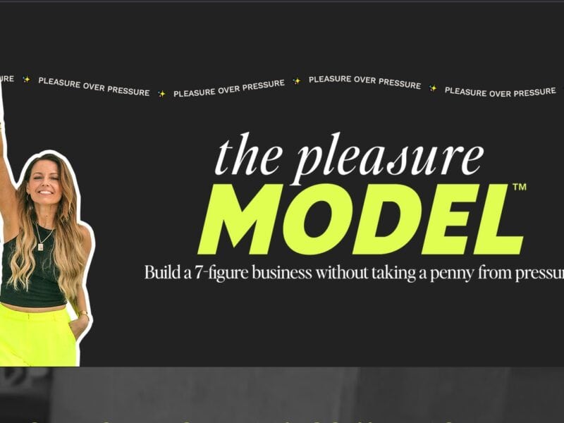 the pleasure model by andrea crowder