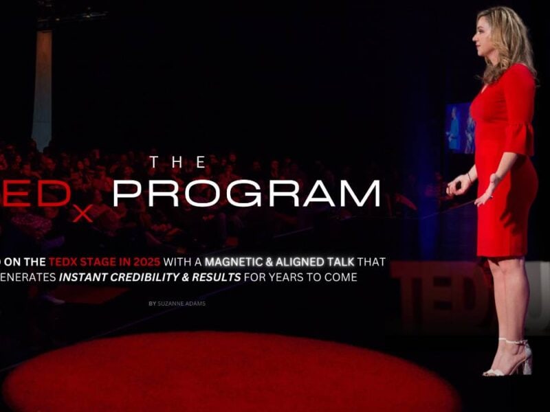 the tedx program by suzanne adams