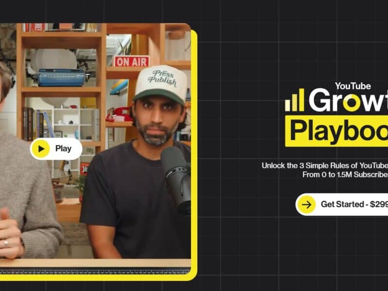the youtube growth playbook by colin and samir
