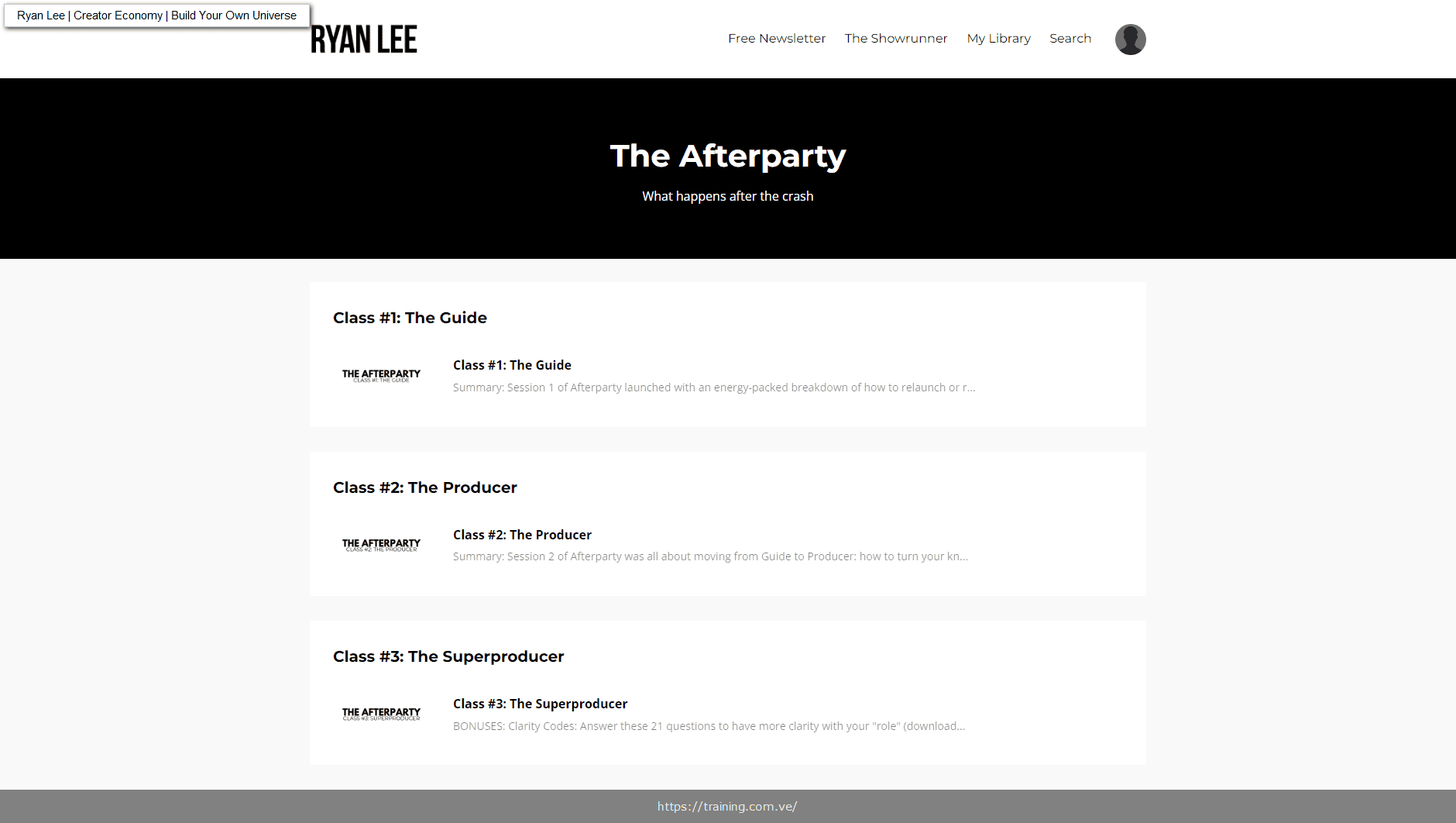 afterparty by ryan lee
