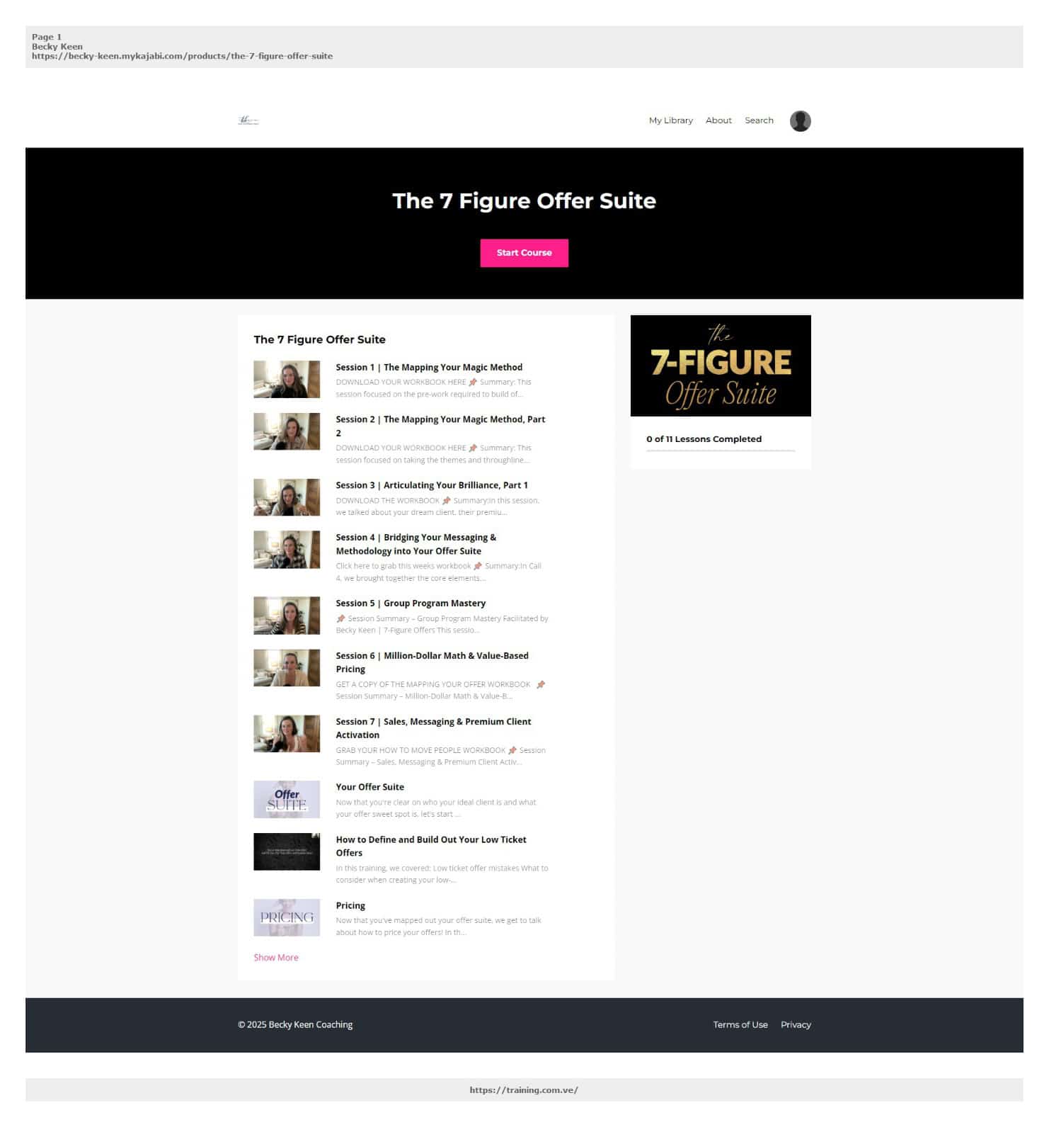 the 7 figure offer suite by becky keen