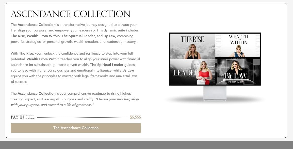 ascendance collection by kathleen cameron