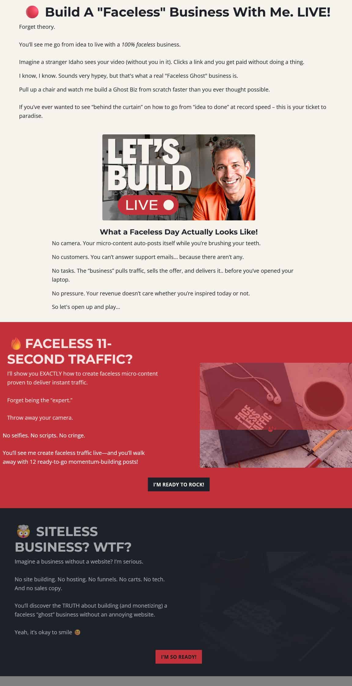 your ghost biz faceless mastermind by ryan lee