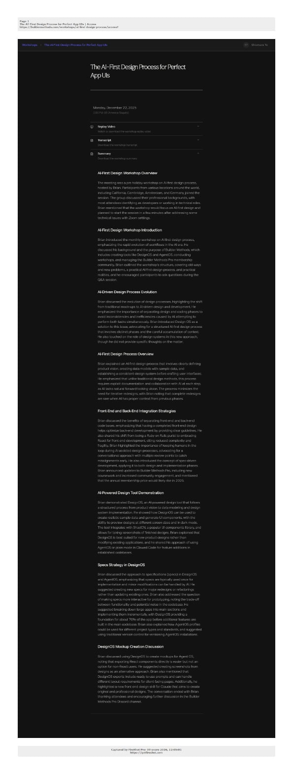 builder methods by brian casel