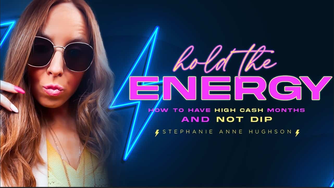 hold the energy by stephanie anne hughson