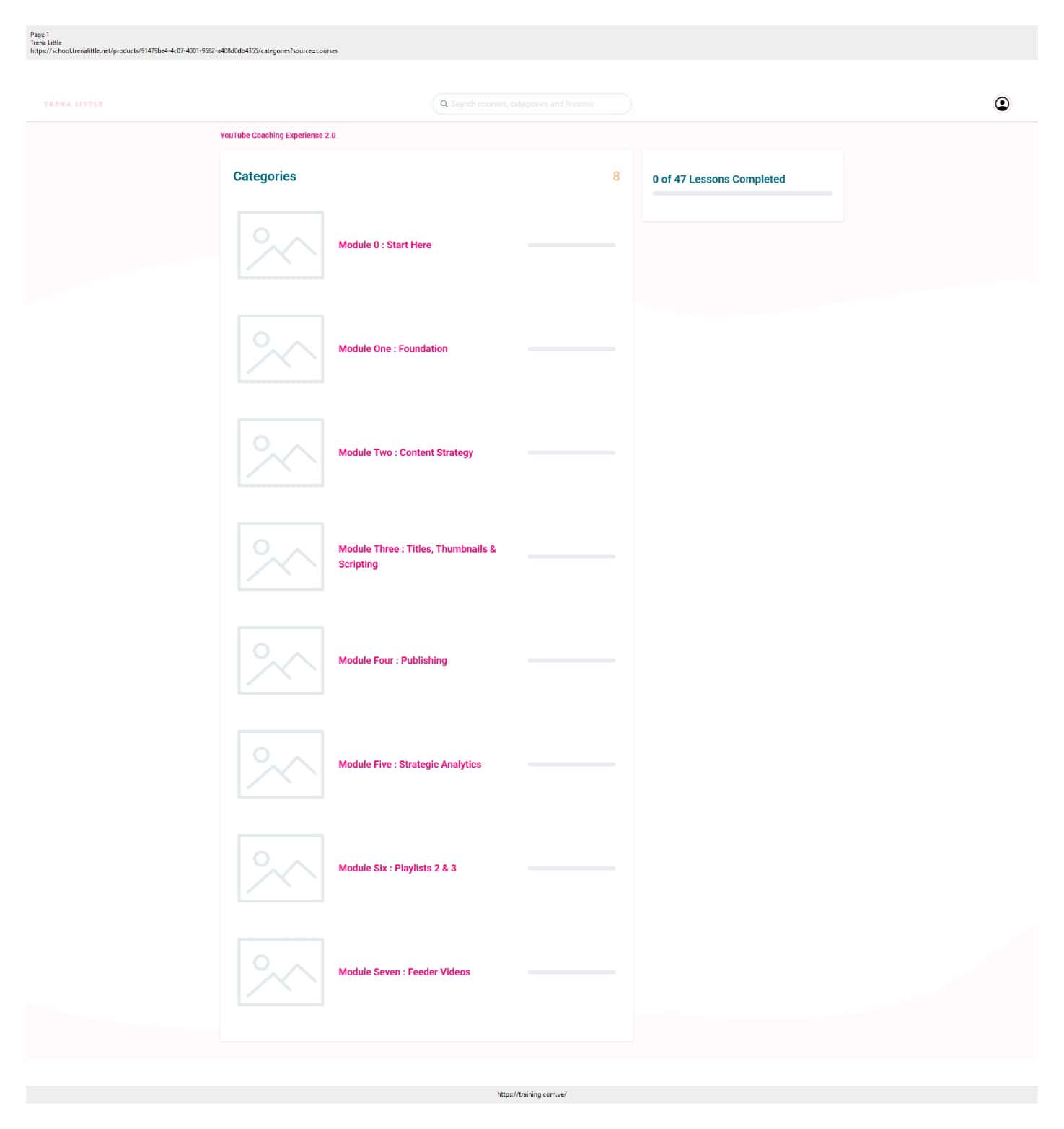 youtube coaching experience 2026 by trena little download