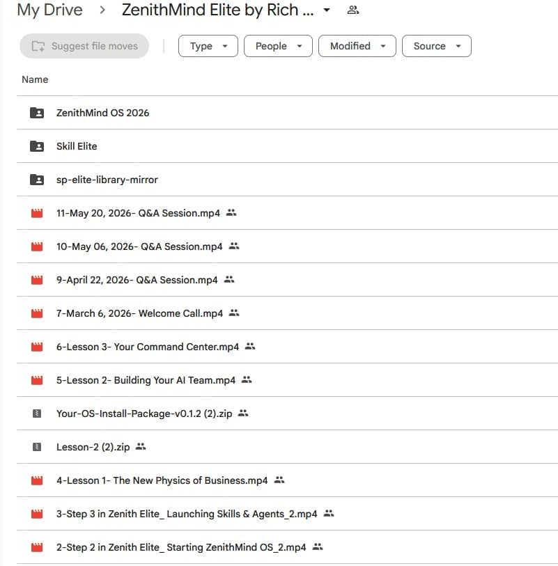 zenithmind elite by rich schefren mega.nz torrent gdrive