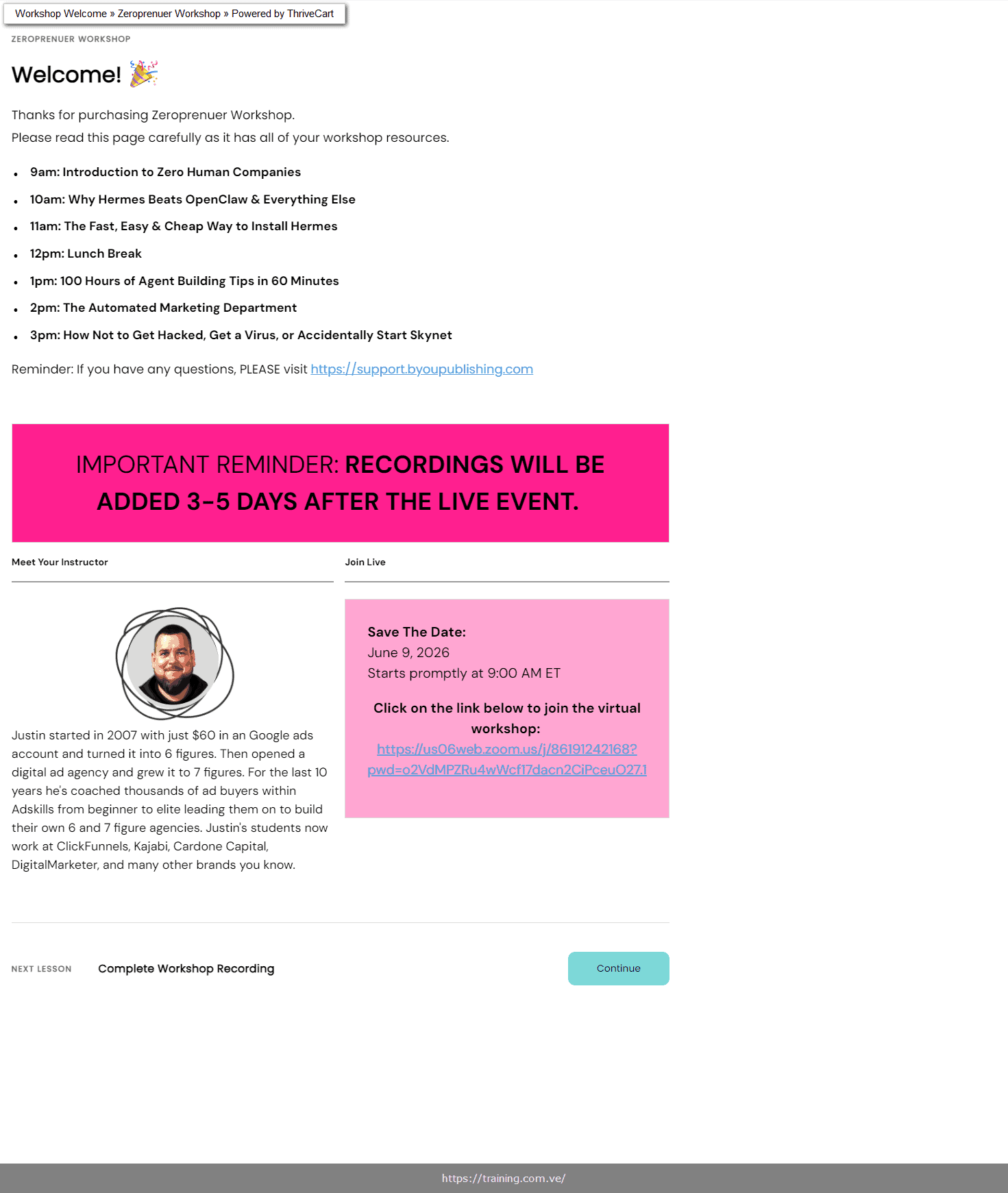 zeroprenuer workshop by justin brooke download