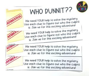 detective classroom transformation admission tickets