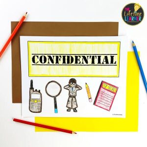 detective classroom transformation coloring page