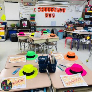 detective classroom transformation classroom decorations all set up