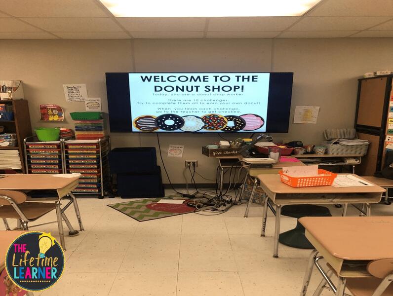 donut classroom transformation slides for TV