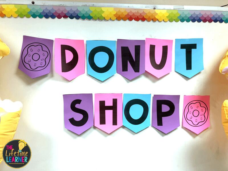 donut shop classroom transformation banner