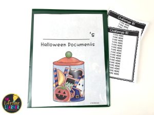 halloween folder