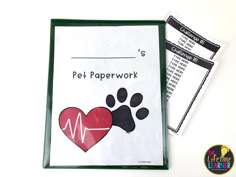 veterinarian classroom transformation folders