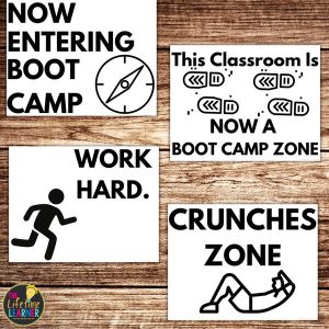 boot camp classroom transformation posters