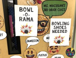 bowling classroom transformation posters
