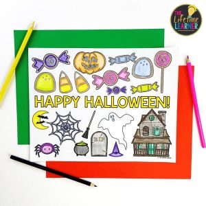 halloween coloring page