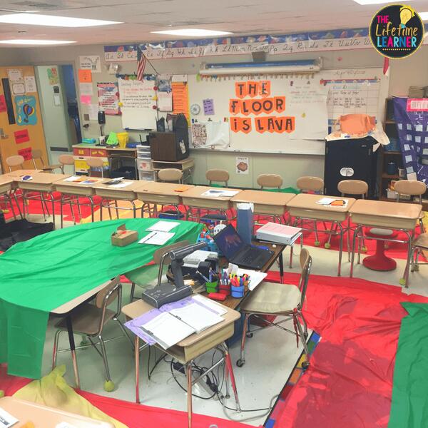 floor is lava classroom transformation