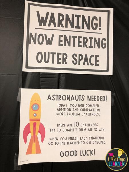 space classroom transformation directions for students
