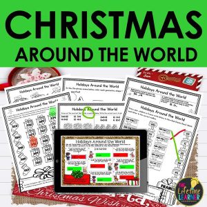 words say Christmas Around the World