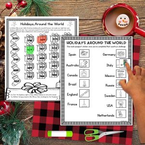 holidays around the world math passport