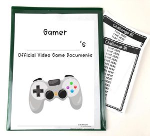 video game folder
