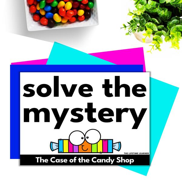 candy shop math mystery activity