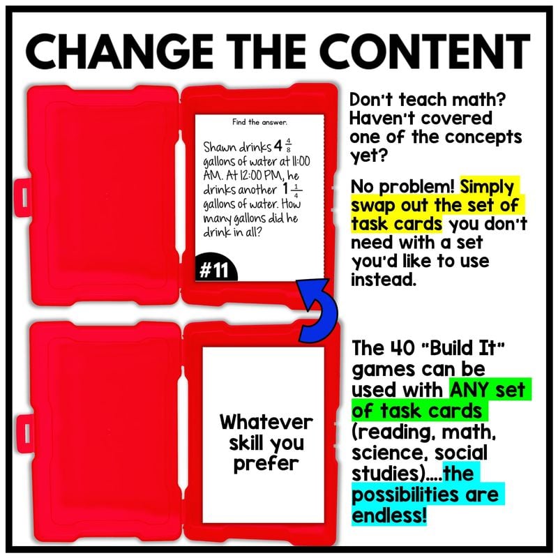 Build It 5th Grade Math Card Games - Image 4