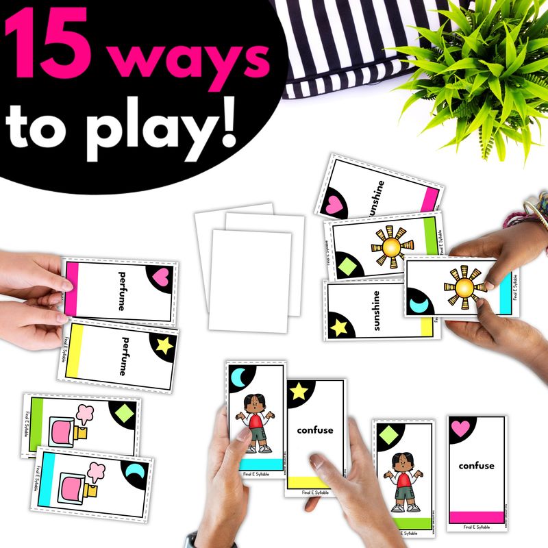 2nd and 3rd Grade Phonics Playing Cards - Image 3
