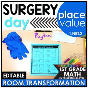 1st Grade Place Value to 100 Doctor Room Transformation