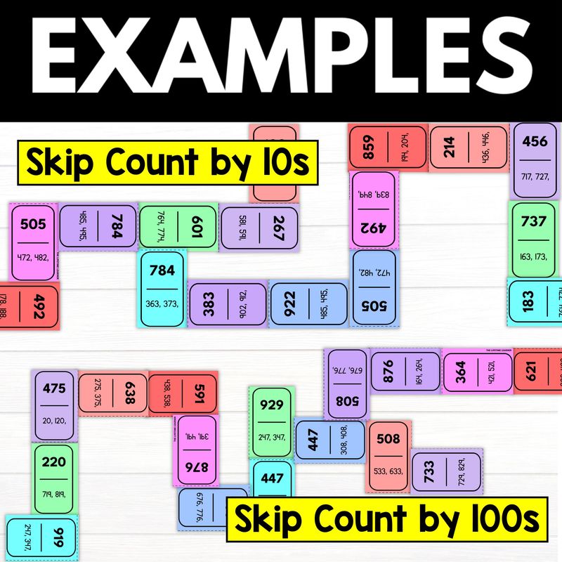 2nd Grade Math Domino Games - Image 4