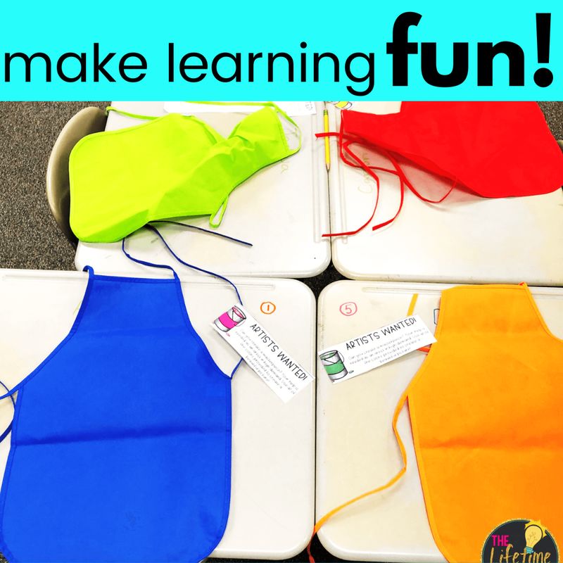 Kindergarten Artist Classroom Transformation 2D & 3D Shapes - Image 2