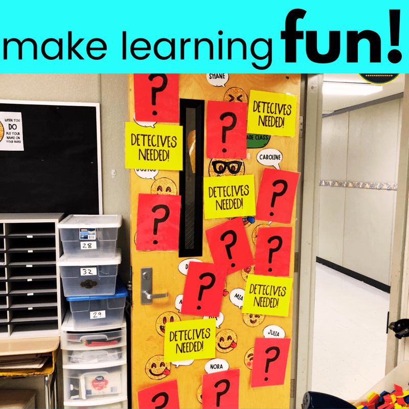 1st Grade Detective Classroom Transformation CVC Review - Image 3