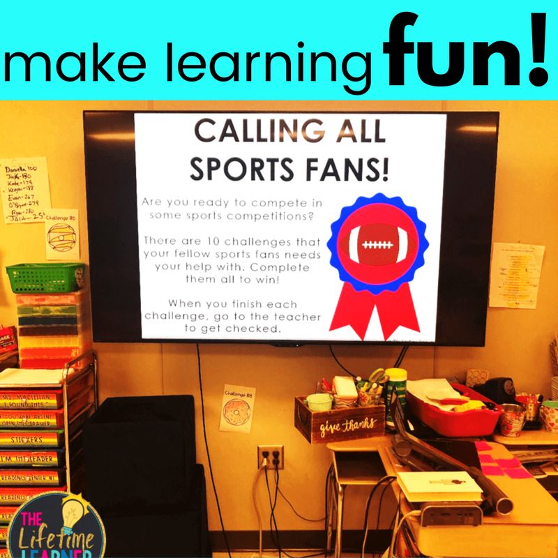 1st Grade Add & Subract Fact Families Sports Room Transformation - Image 2