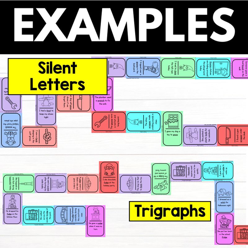 2nd Grade Phonics Domino Games - Image 3
