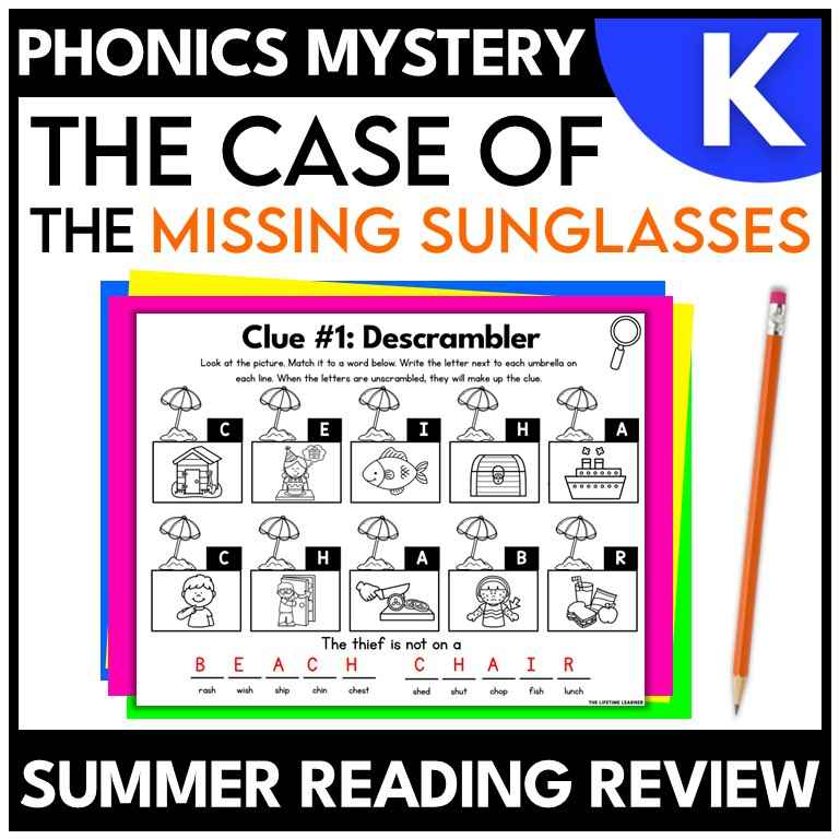 Summer Kindergarten Phonics Mystery – Reading Review