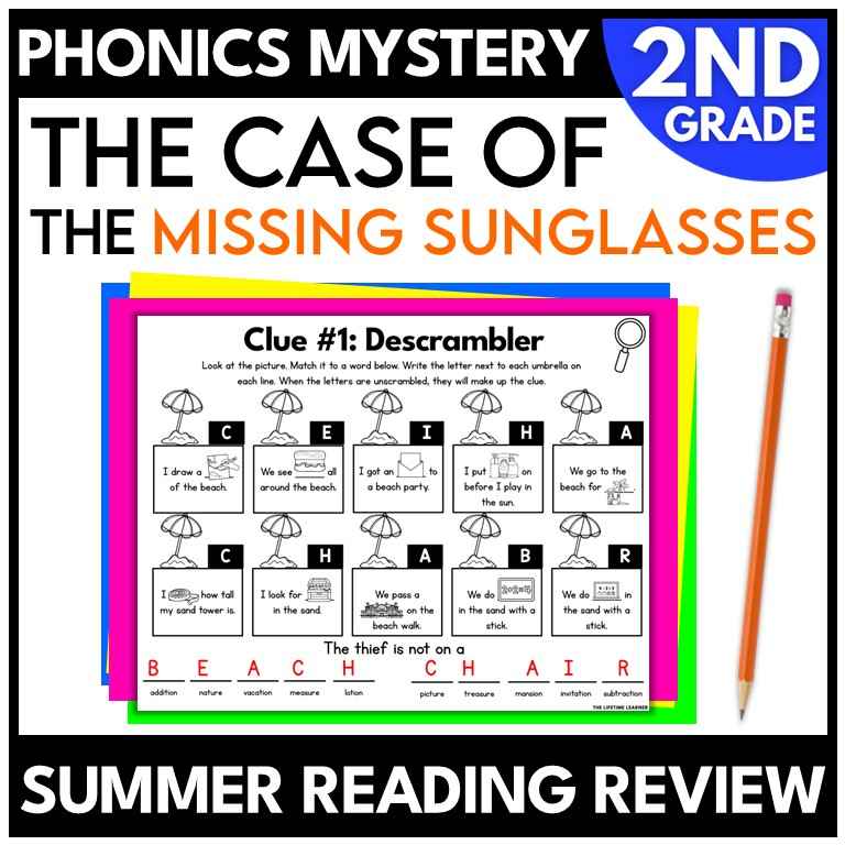 Summer 2nd Grade Phonics Mystery – Reading Review
