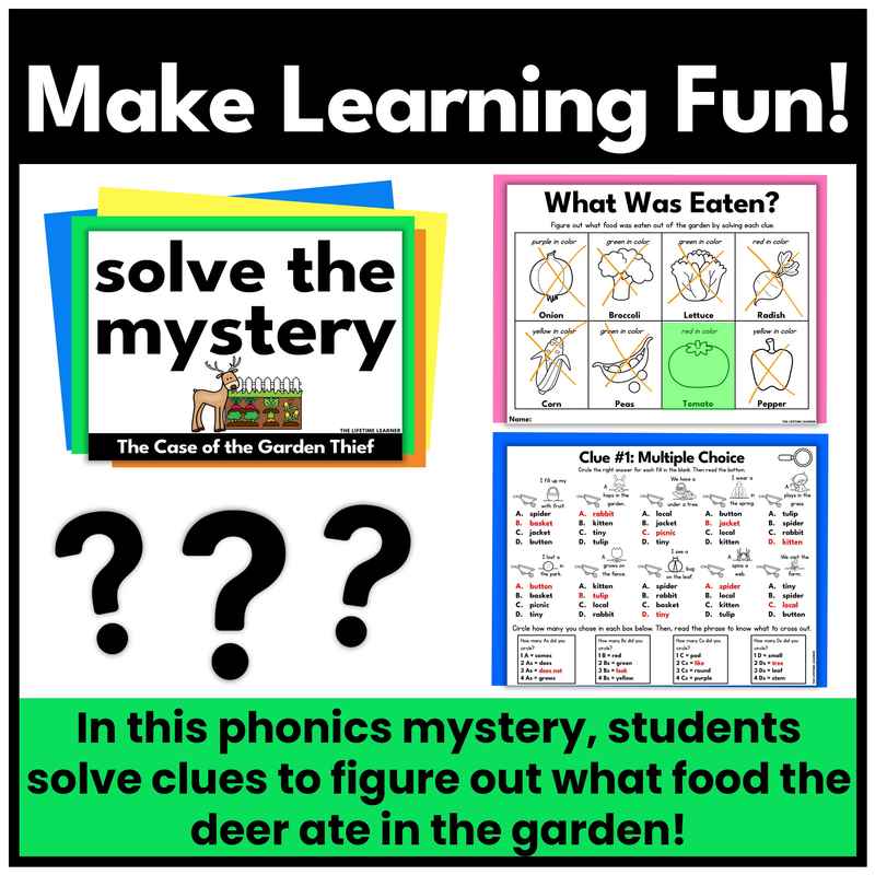 Spring 2nd Grade Phonics Mystery – Reading Review - Image 2